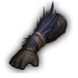 Raven-Feather Priest Wristbands